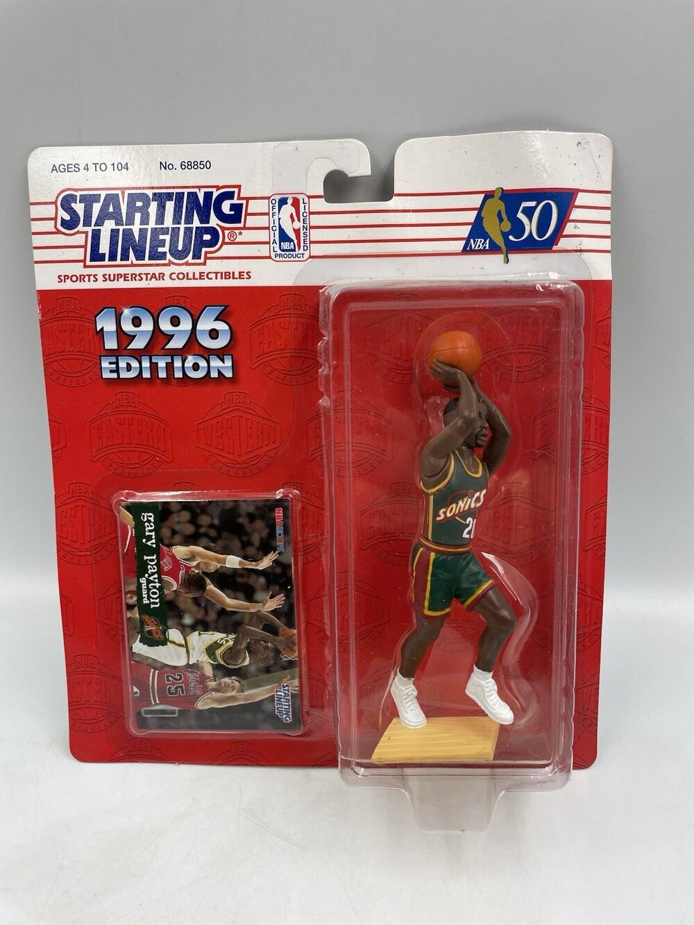 Kenner Starting Lineup 1996 NBA Gary Payton Seattle Supersonics Action Figure